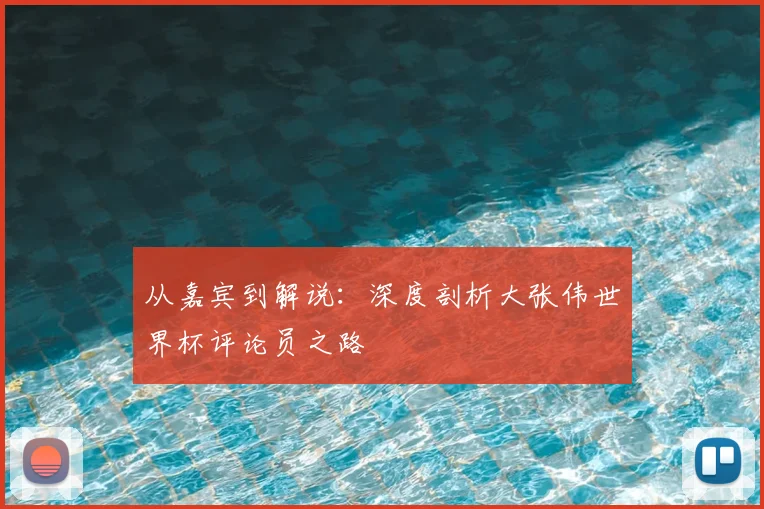 从嘉宾到解说：深度剖析大张伟世界杯评论员之路